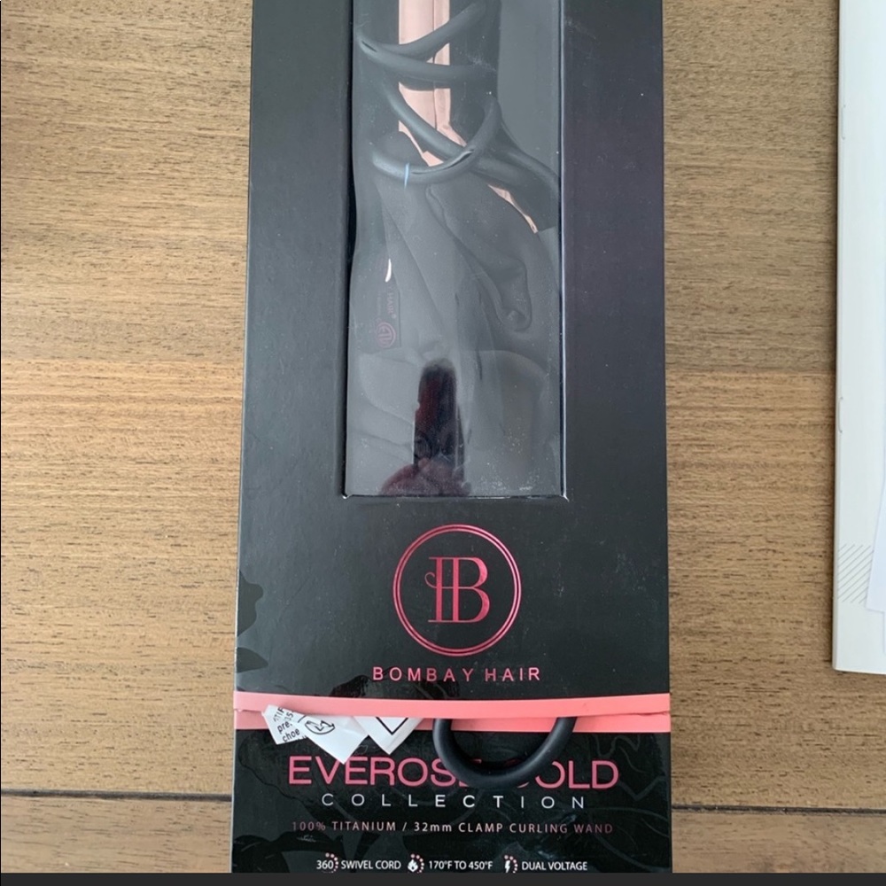 Bombay hair curling iron with clamp